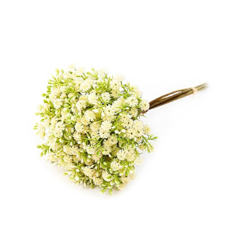 Homla, Cladel, bukiet kwiatów sztuczny ecru 30 cm