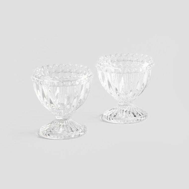 Homla, Coraggio, zestaw kieliszków na jajko, transparentny, 0,2l, 2 szt.739033