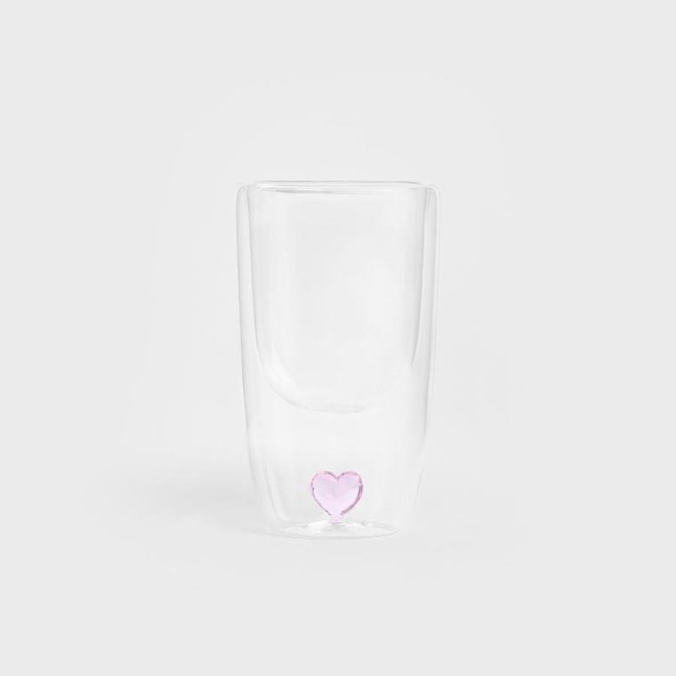 Homla, Corazon, szklanka z podwójną ścianką, 350 ml, 724602