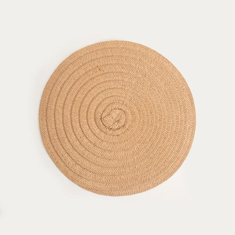 Homla, Cord, maty stołowe, beżowe, 38 cm, 2 szt.