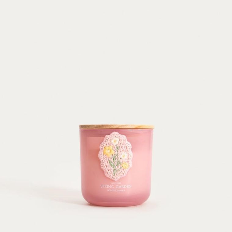 Homla, Crohet, świeca zapachowa, Spring Garden, 300g