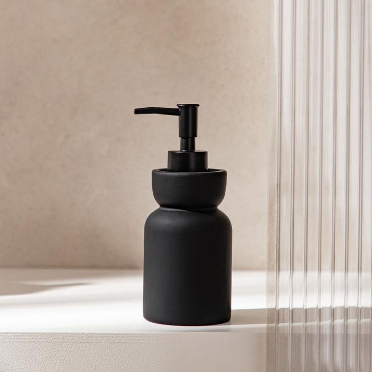 Homla, Elvia, dozownik, czarny, 7,2-7,2-17,5 cm