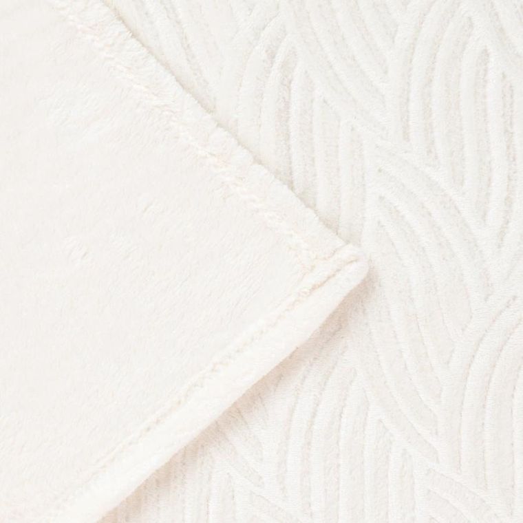 Homla, Ember, koc ecru we wzór, 150-200 cm