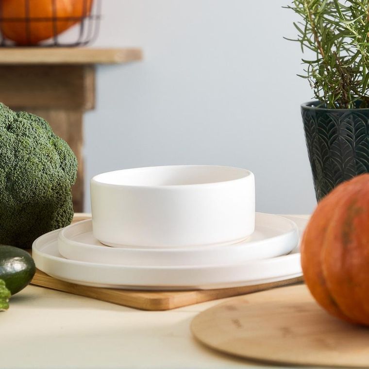 Homla, Famelio, miska, biała, 14 cm