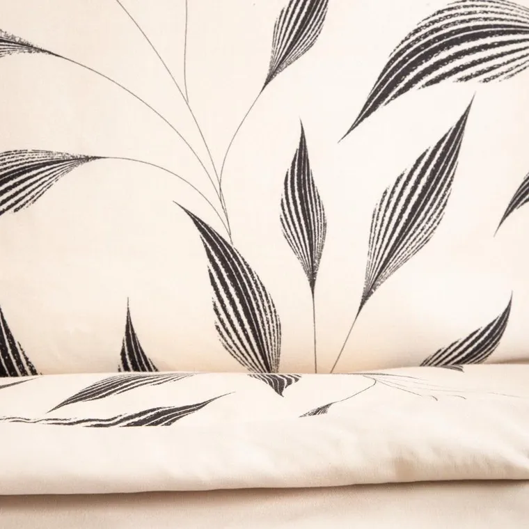 Homla, Felicity, pościel, z mikrofibry z motywem roślinnym, 140-200 cm
