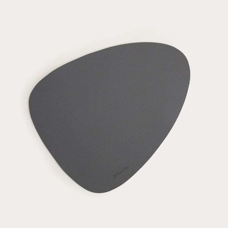 Homla, Femelo, maty stołowe, szare, 38 cm, 2 szt.