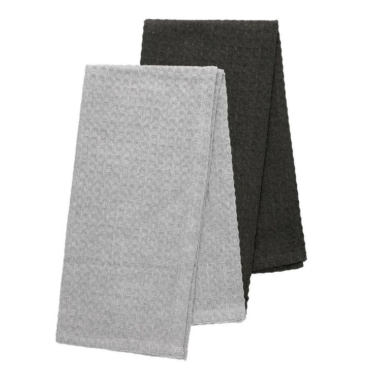 Homla, Femelo, Zestaw ścierek kuchennych szarych, 2*50-70 cm, 983577