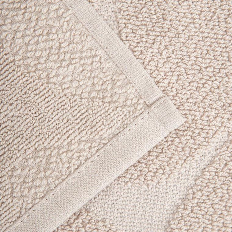 Homla, Flores, ręcznik, beżowy żakardowy, 50-90 cm