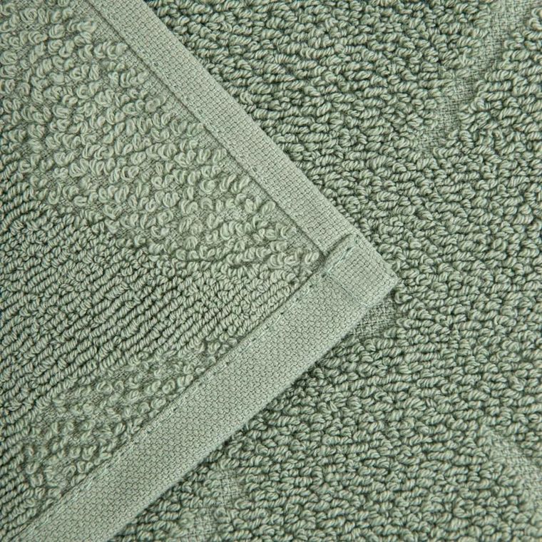 Homla, Flores, ręcznik, pistacjowy żakardowy, 100-150 cm