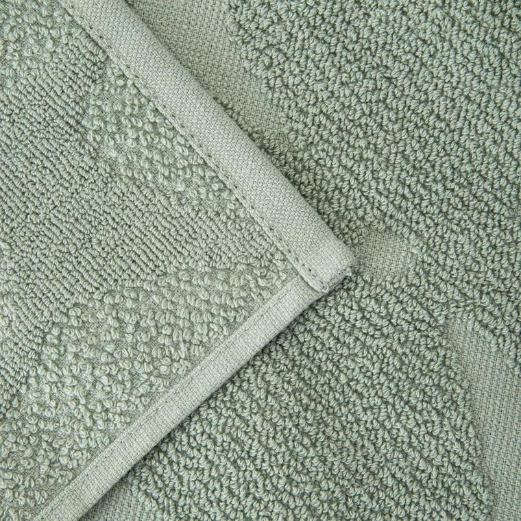 Homla, Flores, ręcznik, pistacjowy żakardowy, 50-90 cm