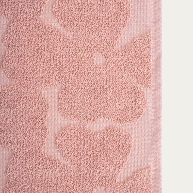 Homla, Flores, ręcznik, różowy żakardowy, 70-130 cm