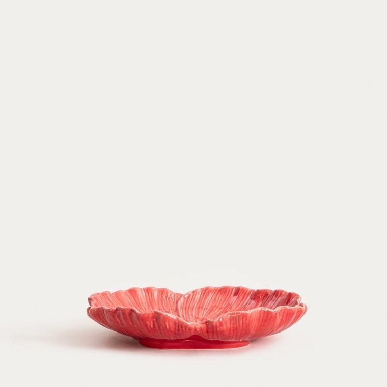 Homla, Folar, taca dekoracyjna, kwiat koralowy, 20,5-20,5-3,5 cm