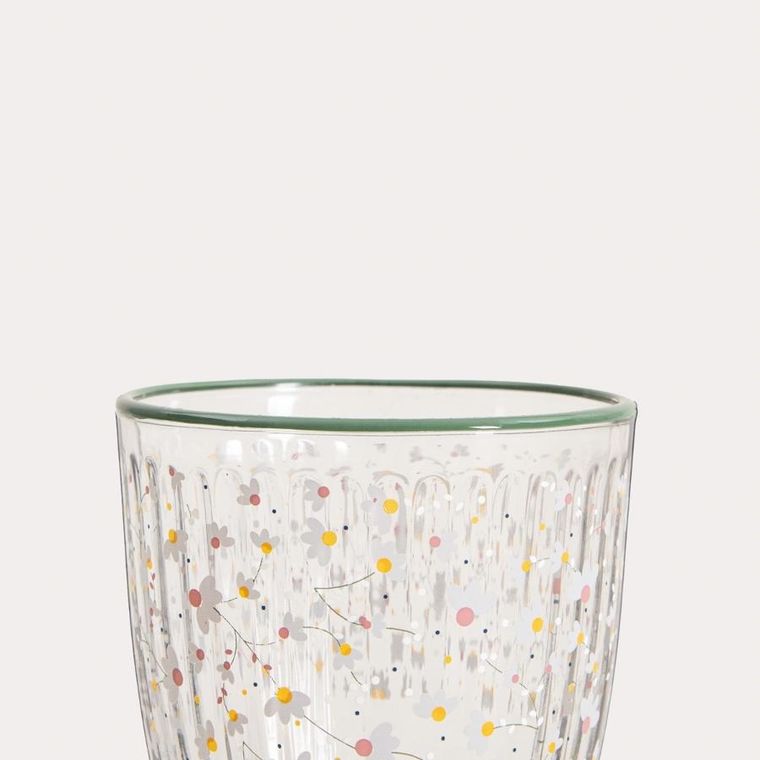 Homla, Gardino Flowers, szklanka, w drobne kwiaty, 0,25l