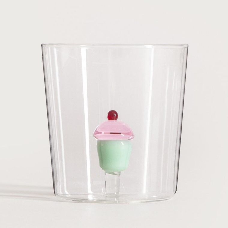 Homla, Gathino, szklanka, z ciastkiem w środku, 0,3l