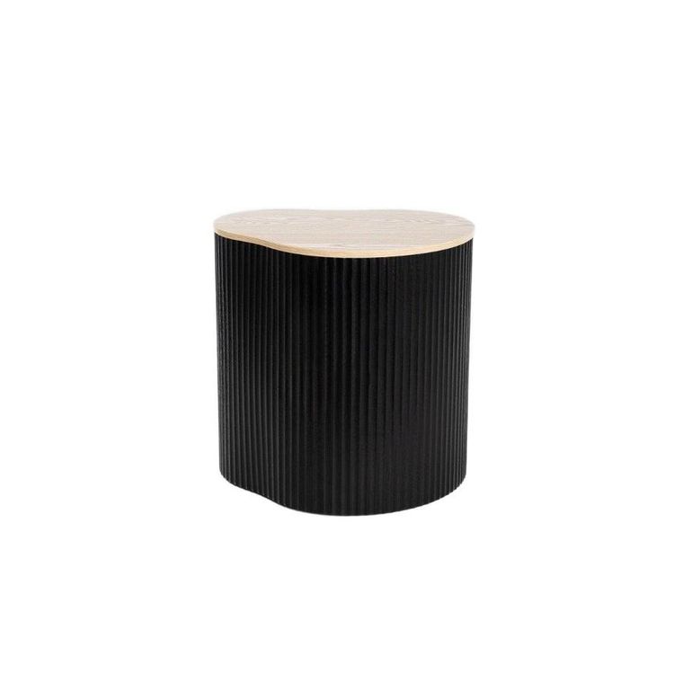 Homla, Gebo, stolik kawowy, czarny, 47-37-47,5 cm, 710773