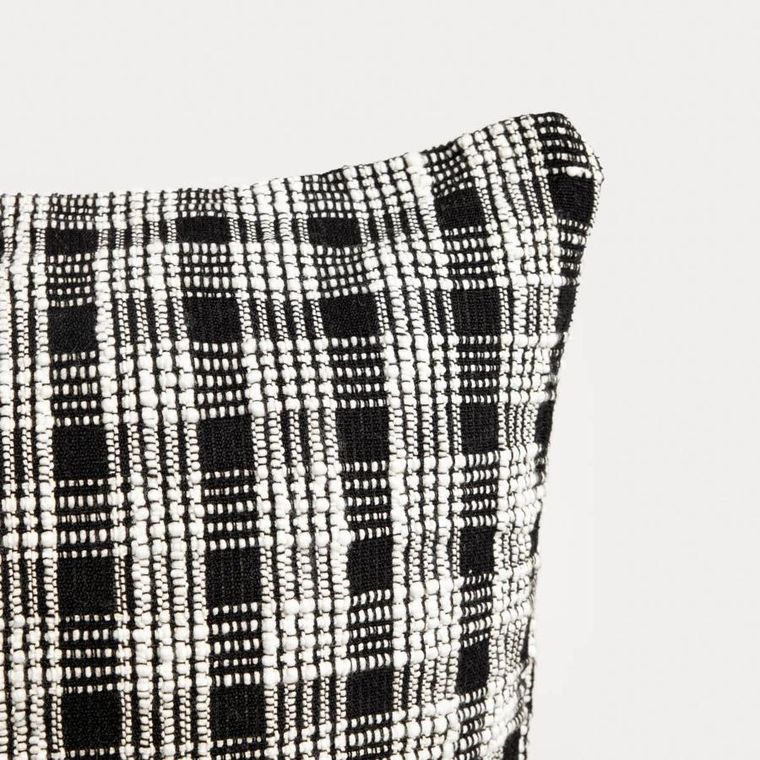 Homla, Ghost Town, poszewka, w kratę, 45-45 cm