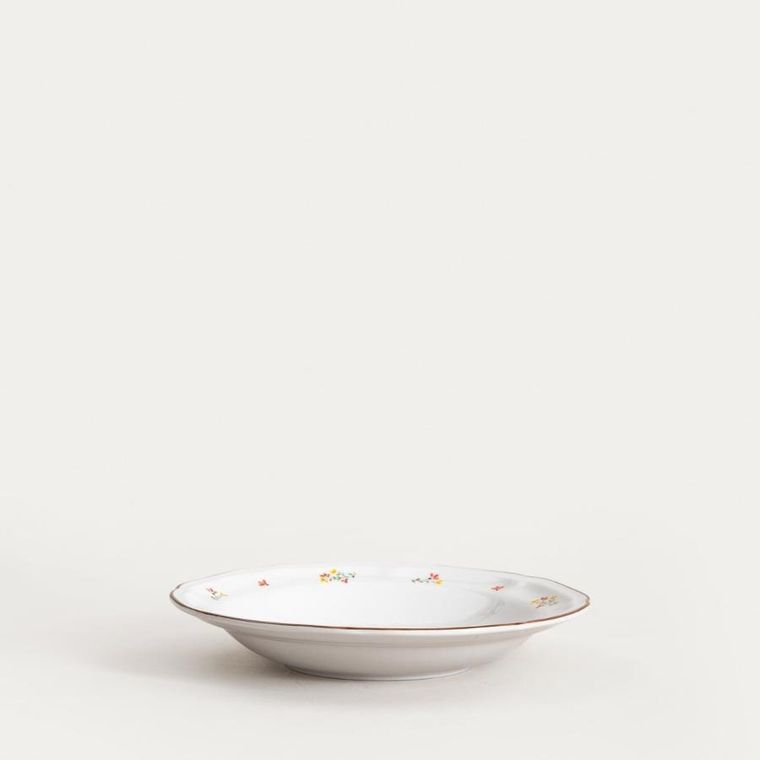 Homla, Greta, talerz, głęboki z kwiatuszkami, 22 cm