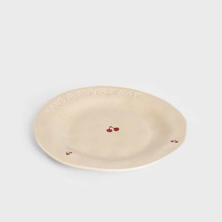 Homla, Isernia, talerz, w wisienki, 20 cm