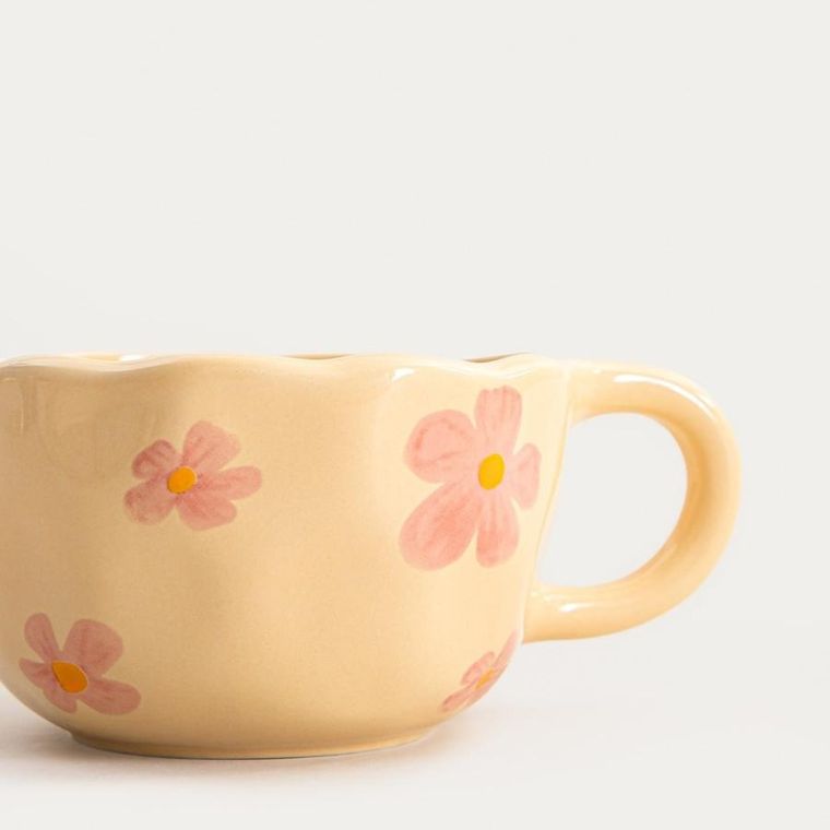 Homla, Lazio, kubek, z kwiatami, 0,2l