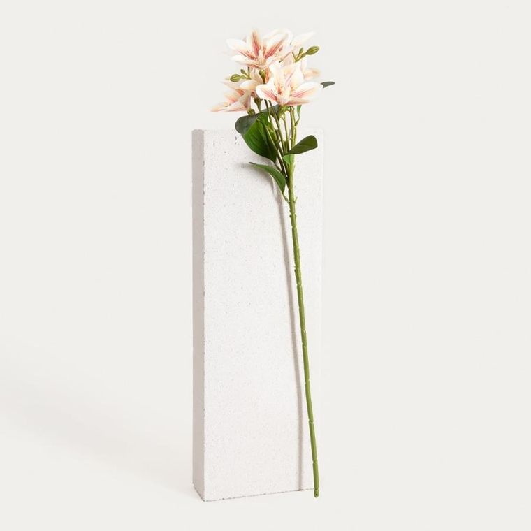 Homla, Lily, gałązka sztuczna, lilia kremowa, 75 cm