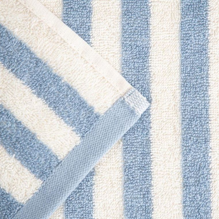 Homla, Listra, ręcznik, w niebieskie paski, 70-130 cm