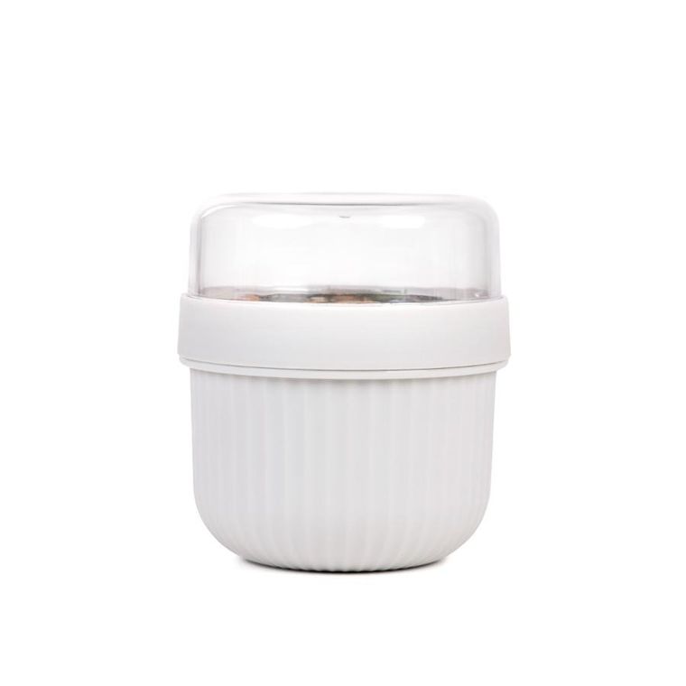 Homla, Loene, pojemnik na jogurt, szary, 0,45l + 0,2l, 896250