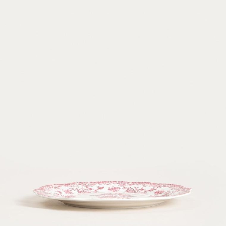 Homla, Lourry, talerz, deserowy czerwony, 19 cm