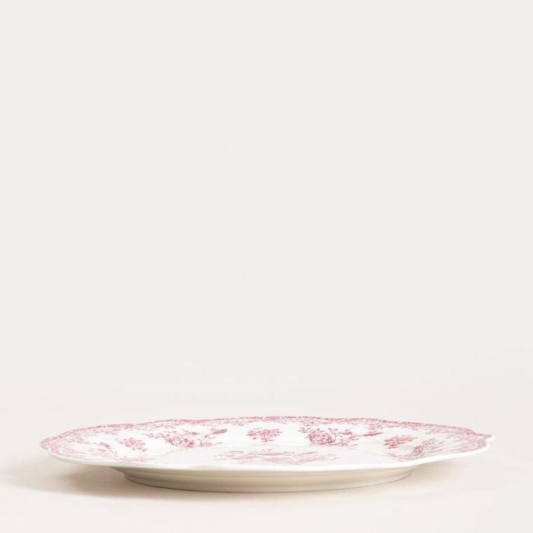 Homla, Lourry, talerz, obiadowy czerwony, 27 cm