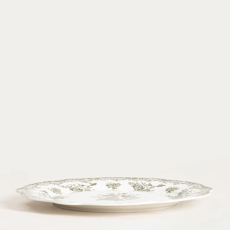 Homla, Lourry, talerz, obiadowy zielony, 27 cm