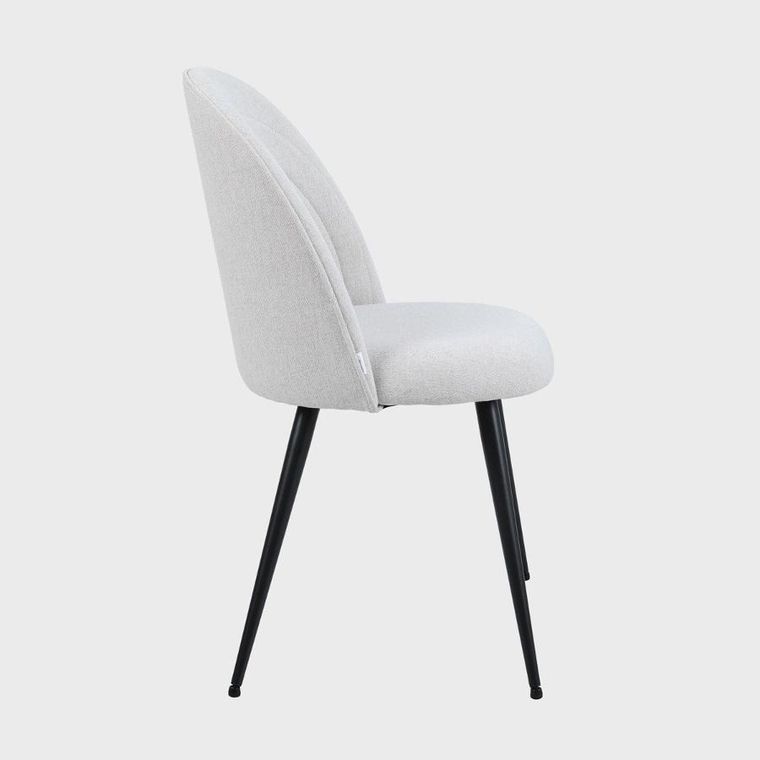 Homla, Ludi, krzesło, beżowe, 50-53-85 cm