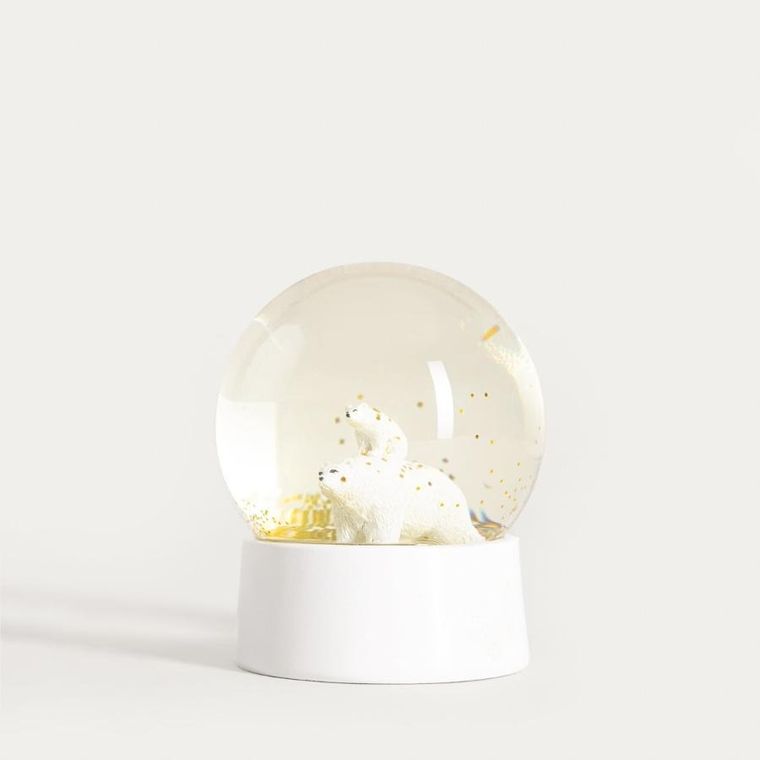 Homla, Luell, kula śnieżna, z niedźwiadkami, 12 cm