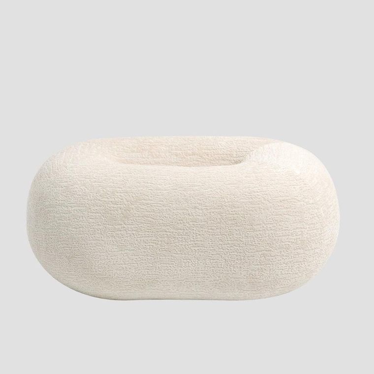 Homla, Luncta, pufa, ecru, 82-52-34 cm, 743740