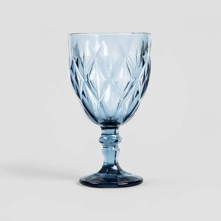 Homla, Lunna, zestaw kieliszków, niebieskich, 0,34l, 4 szt.