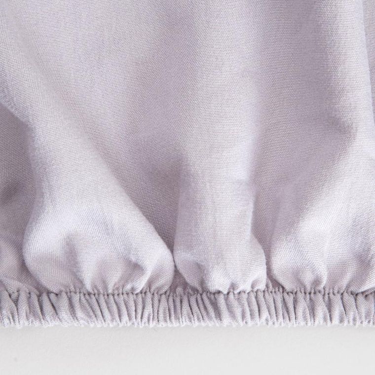 Homla, Maisy, prześcieradło, z pranej mikrofibry, szare, 200-200 cm