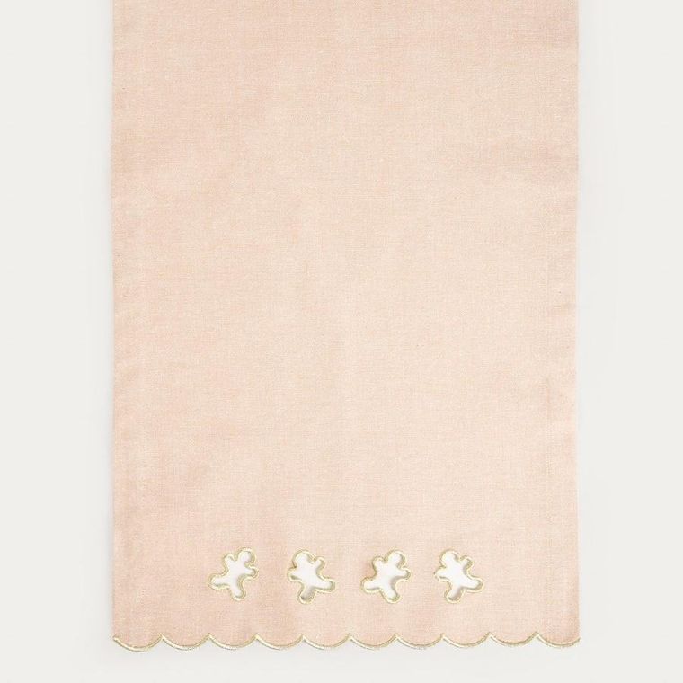 Homla, Mavi, bieżnik bawełniany, z ozdobnymi piernikami, 40-160 cm, 760983