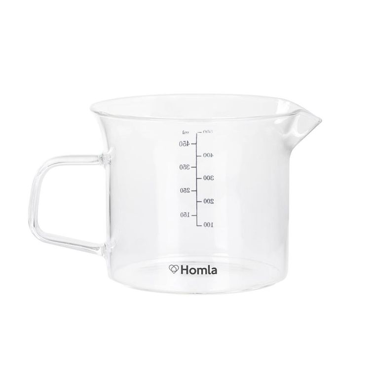 Homla, Mavis, Miarka szklana transparentna, 0,5 l, 891705