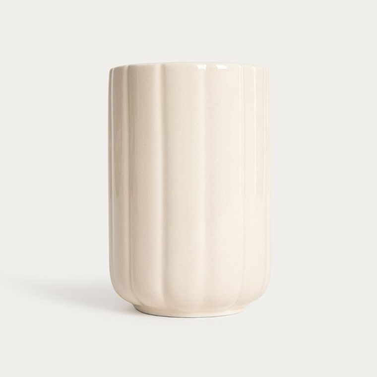 Homla, Melida, kubek łazienkowy, ceramiczny, 7,5-7,5-11 cm