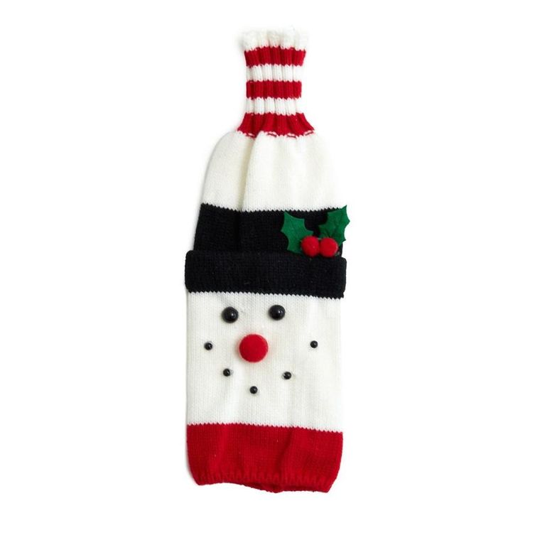 Homla, Menfi, pokrowiec, na butelkę bałwan, 28 cm