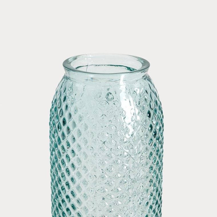 Homla, Mikka, wazon, transparentny ze szkła z recyklingu, 45 cm