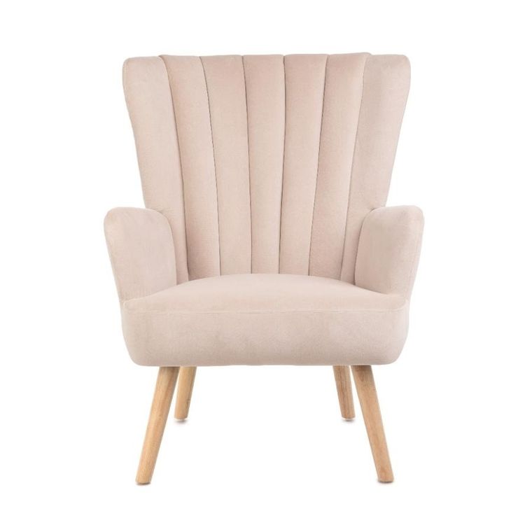 Homla, Mills, Fotel beżowy, 42-75-74 cm, 859538