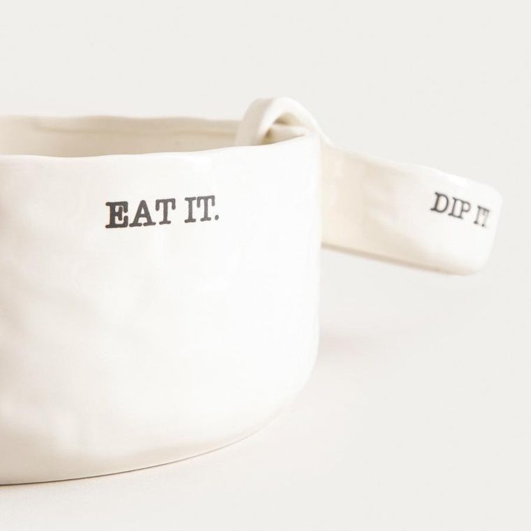 Homla, Mink, naczynie do serwowania, z miejscem na dip, 17 cm