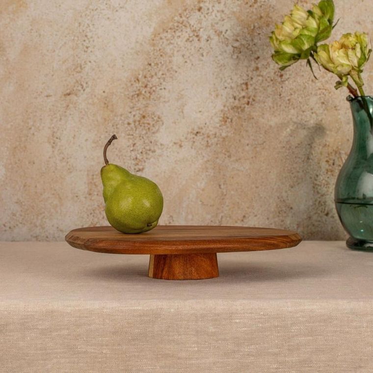 Homla, Mooka, patera, akacjowa w nieregularnym kształcie, 22-27 cm