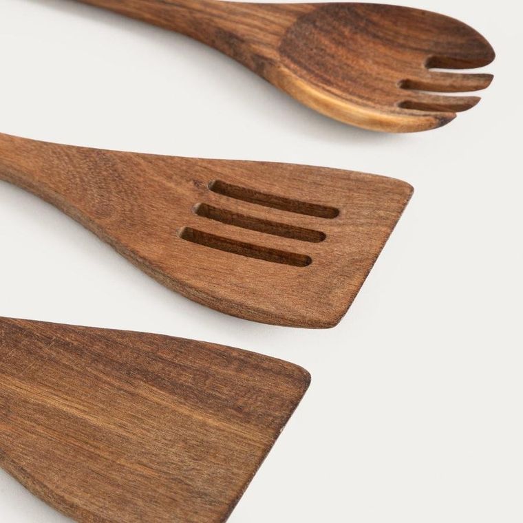 Homla, Mooka, zestaw utensyliów akacjowych, 3 szt., 762710