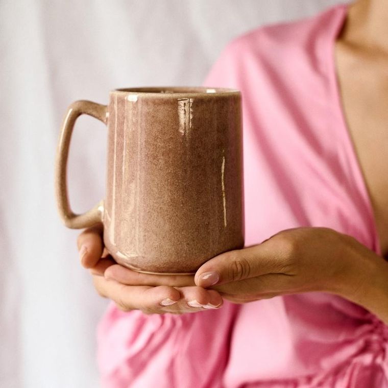 Homla, Mystic, kubek, duży, różowy, 0,58l