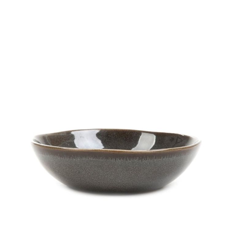 Homla, Mystic, talerz, głęboki szary, 19 cm