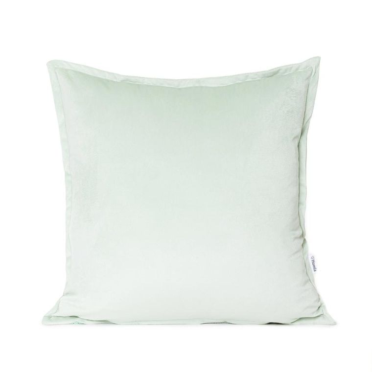 Homla, Nantu, poszewka welwetowa, imitacja sztruksu, pistacjowa, 45-45+1.5 cm