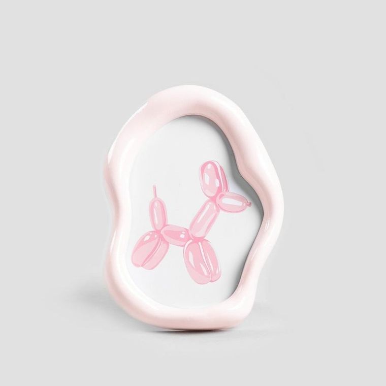 Homla, Naomi, ramka na zdjęcie, nieregularna różowa, 13-18 cm