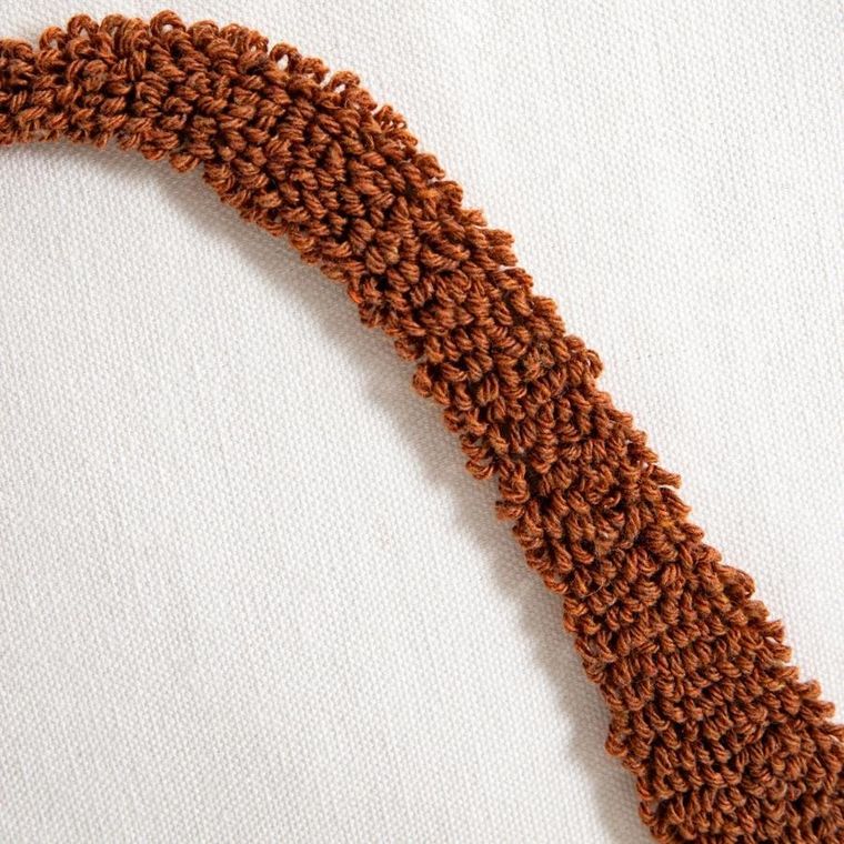 Homla, Nayla, poszewka, z tuftowanym wzorem, 45-45 cm