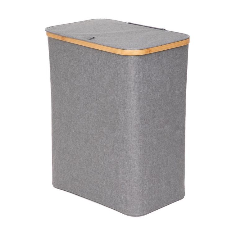 Homla, Nellie, kosz na bieliznę, szary, 45-30-55 cm