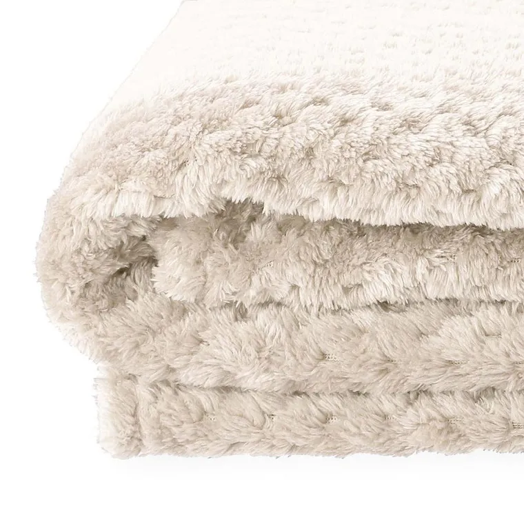 Homla, Noah, Koc ziarnka ryżu beżowy 150-200 cm